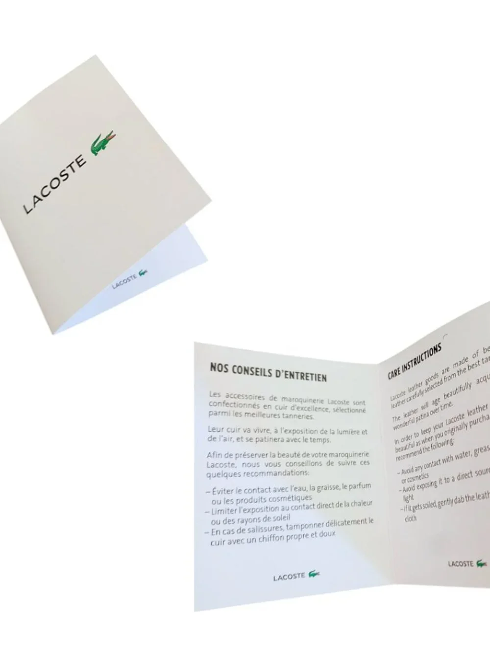 Lacoste NWT White Croco Crew Grained Leather Zip Crossbody Bag - Silver Chain - Picture 13 of 15